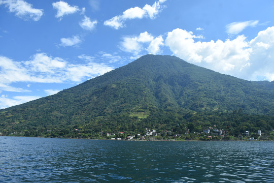 圣佩德罗火山景观