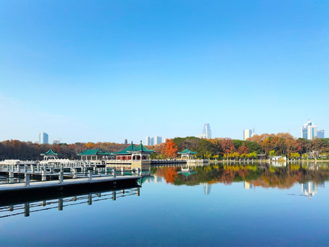 武汉东湖秋景