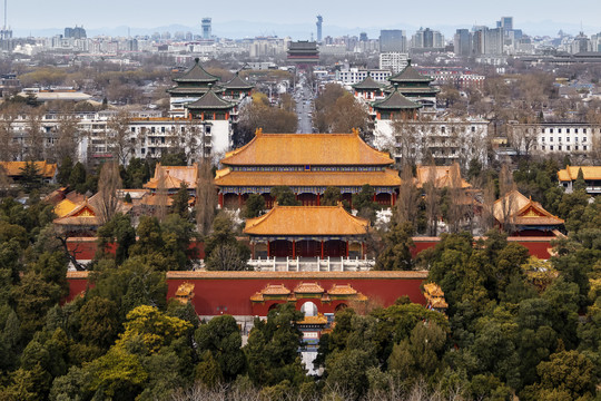 北京中轴线寿皇殿