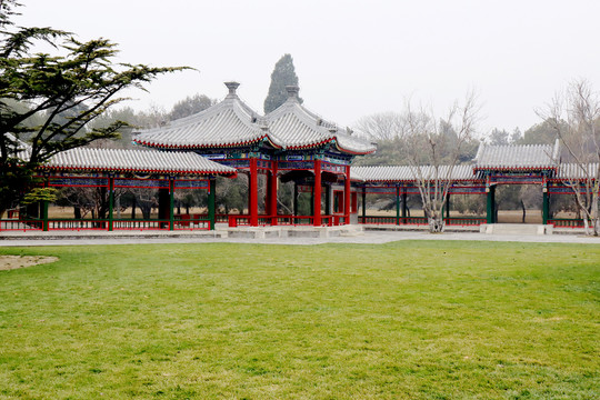园林景观北京天坛公园双环亭