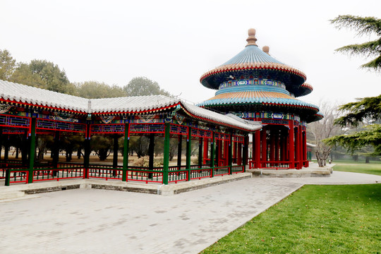 园林景观北京天坛公园双环亭