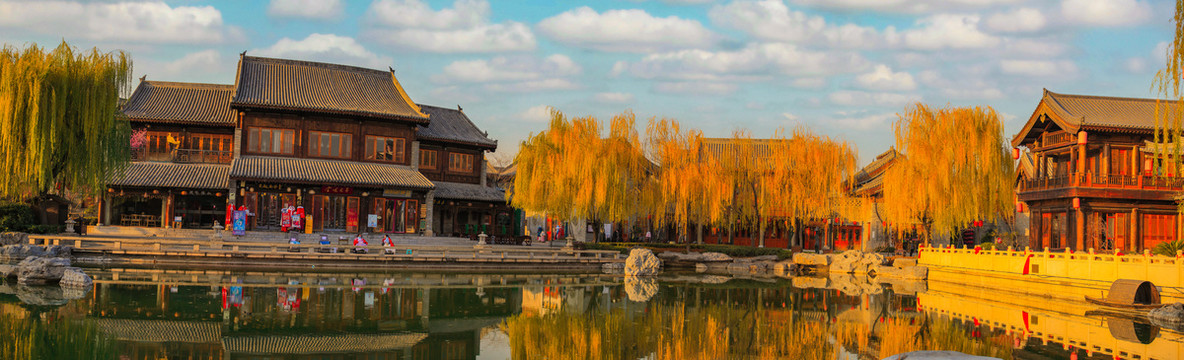 洛邑古城全景