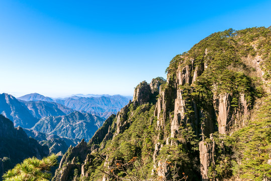 黄山西海大峡谷风光