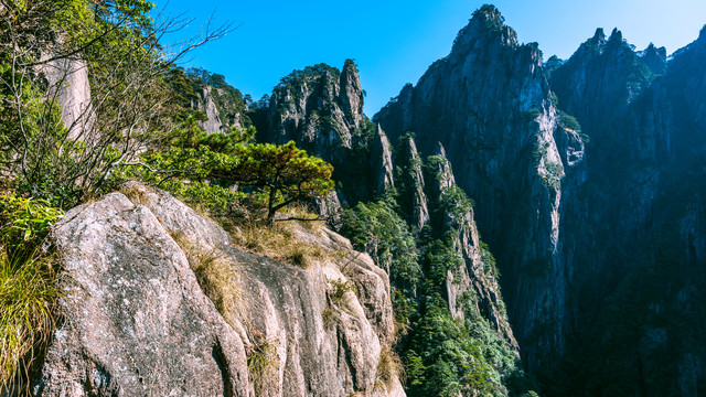 黄山西海大峡谷景色