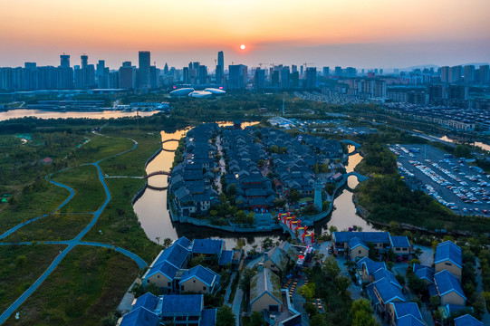 东夷小镇全景