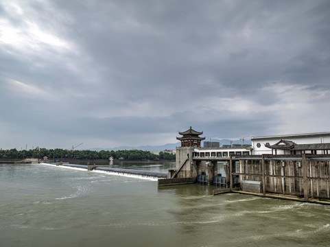 金华婺江水电站水坝