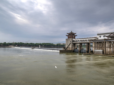 金华婺江水电站水坝