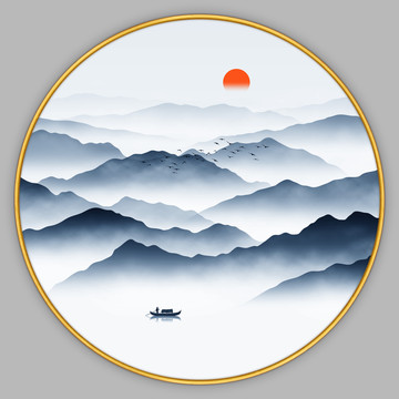 意境山水画