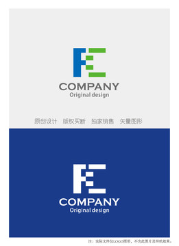 FC字母logo设计