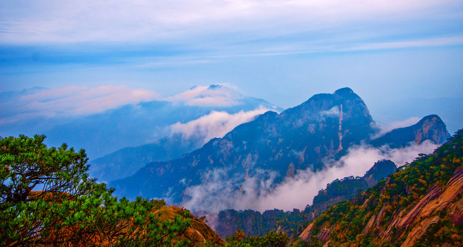 牯牛降群峰