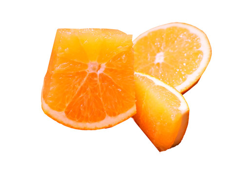 脐橙切面图片橙子创意