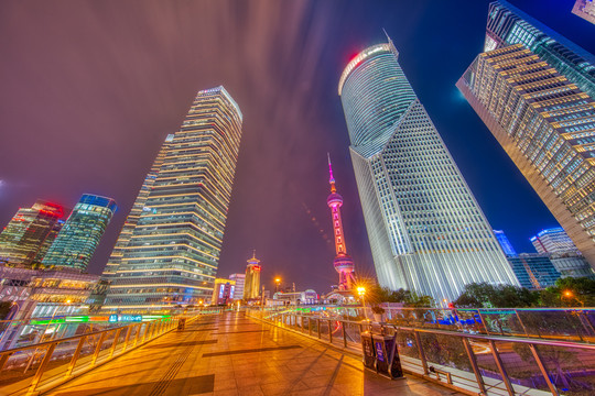 陆家嘴cbd夜景