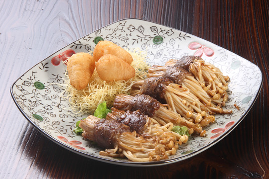 金菇牛肉卷