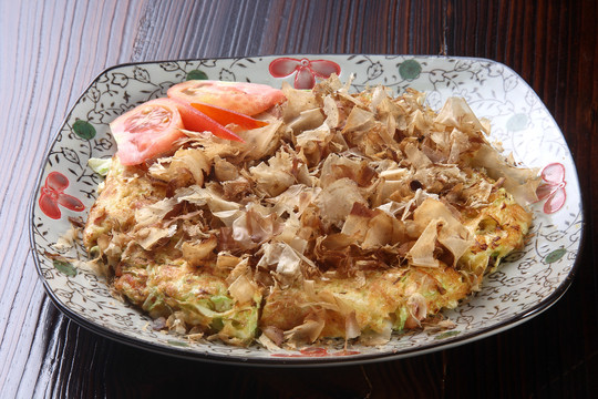 日式海鲜薄饼
