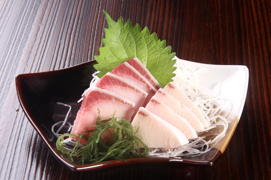 油甘鱼腩刺身