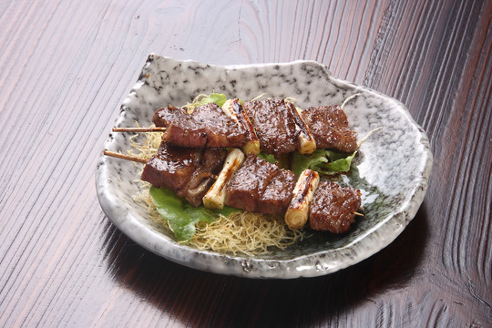 汁烧牛肉串