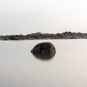 海滨风光风景画