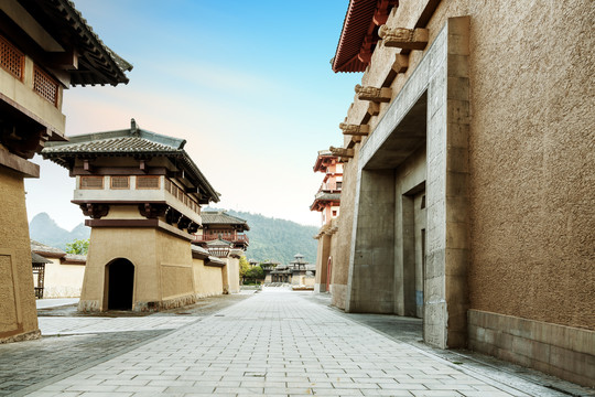 贵州都匀影视城古建筑