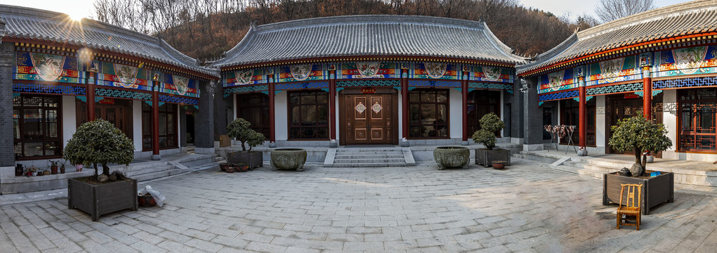 宽幅明清建筑图