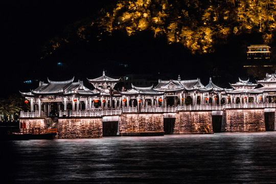 潮州广济桥夜景灯光秀