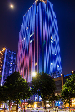 城市高楼夜景