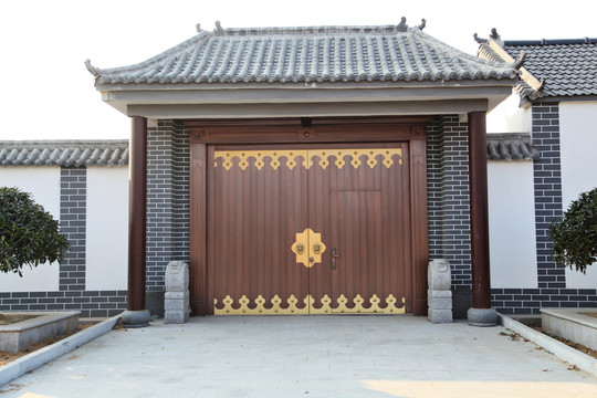 中式大门