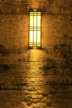 古城城墙夜灯