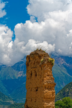 雅鲁藏布大峡谷石柱