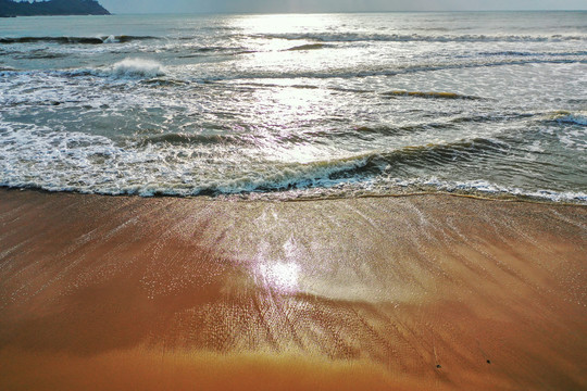 沙滩海浪纹理6
