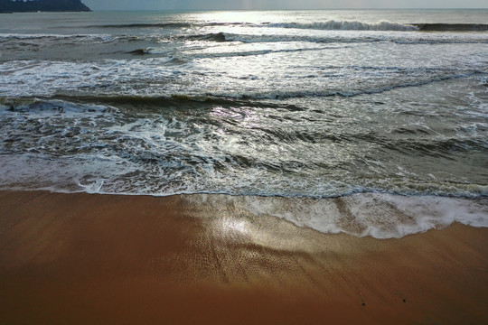 沙滩海浪纹理6