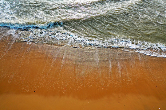 海浪的痕迹