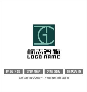 GC字母标志logo