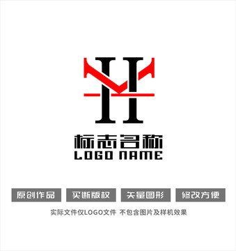 HK字母KH标志公司logo