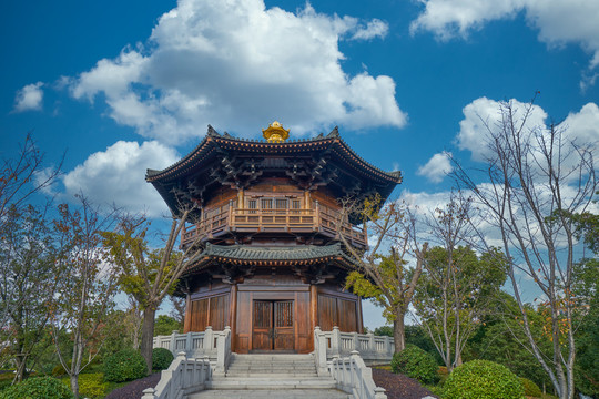 仿古木构建筑