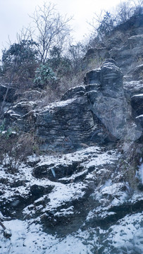 山上积雪