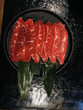 肉拼盘美食