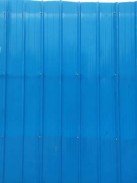 工地蓝色彩钢瓦围墙