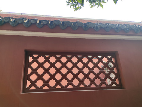 宗教建筑寺庙红墙