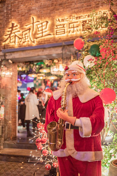 广州太古仓春风十里圣诞节装饰