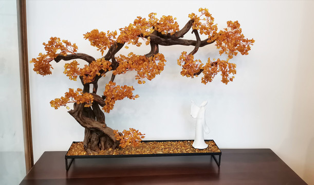 手工艺品银杏树