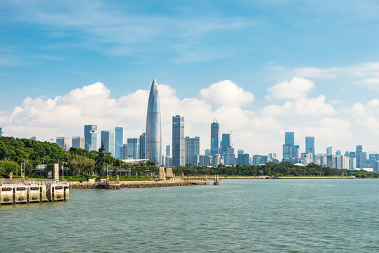 深圳湾后海天际线