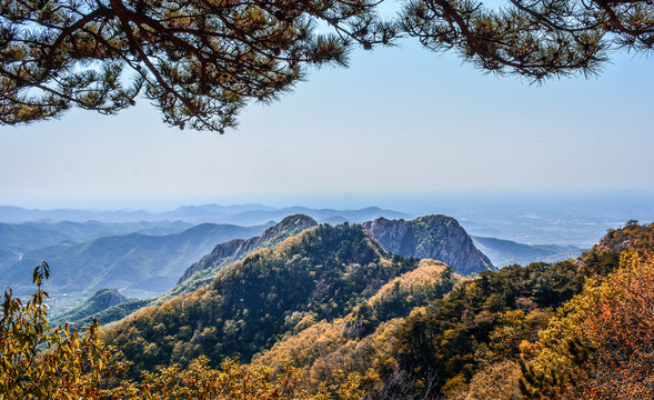 天津盘山风景区自然风光