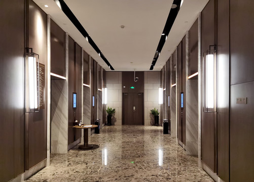 高档酒店电梯大厅