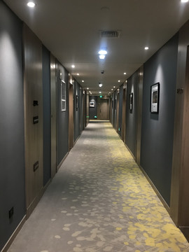 宾馆酒店走廊布置图