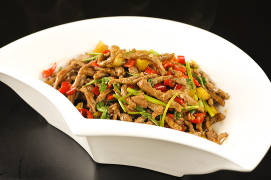 香菜牛肉丝
