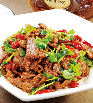 小炒黄牛肉