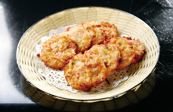 香煎虾饼
