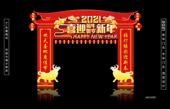 新年门头