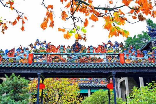 陈家祠建筑雕塑