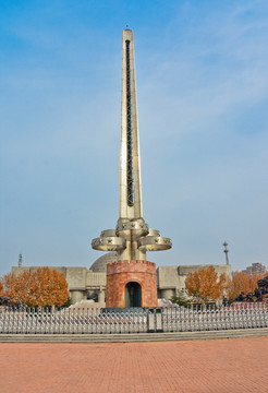 平津战役纪念馆胜利纪念塔